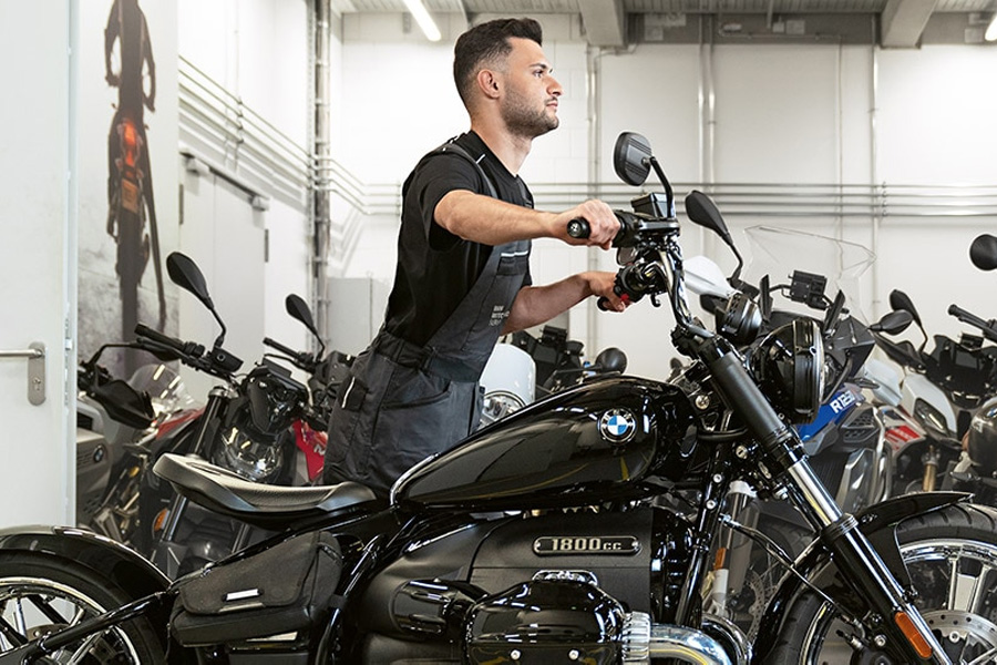 Wintereinlagerung bei Motorrad Fassbender